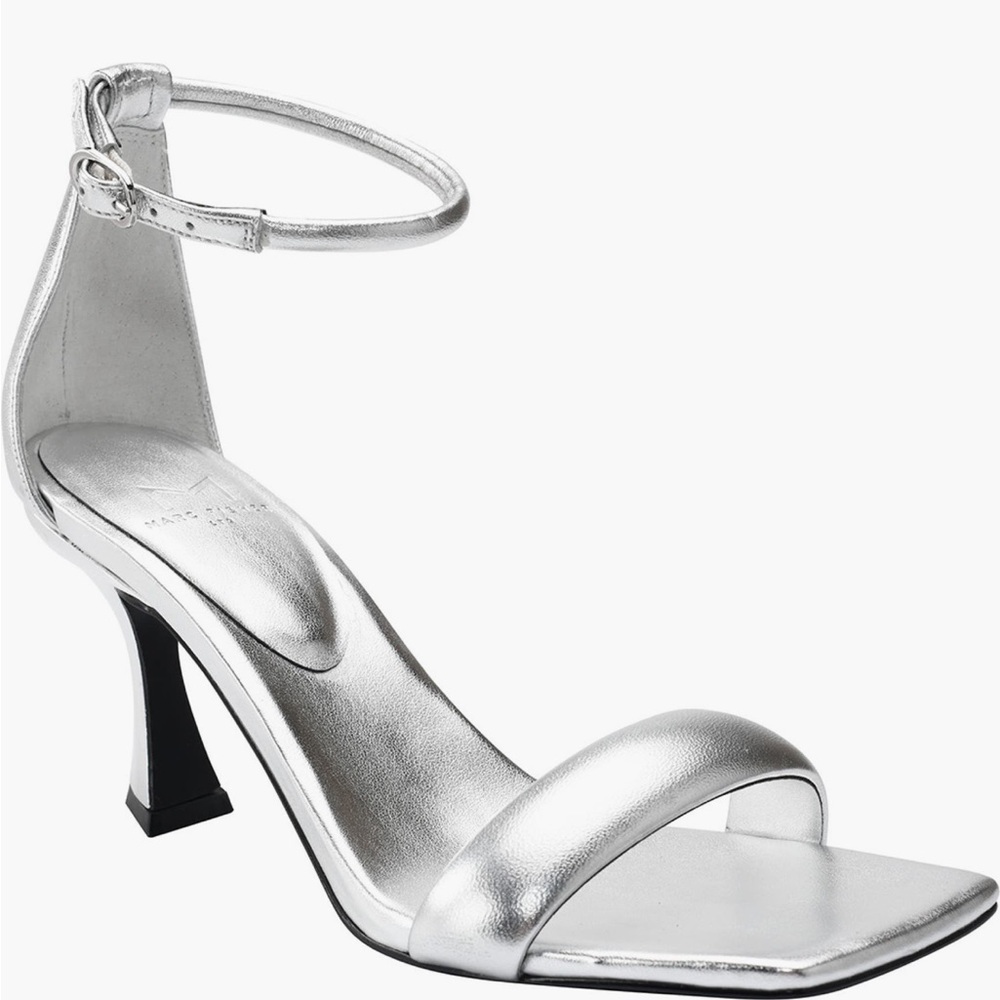 Marc Fisher Silver Heels, Sz 9.5